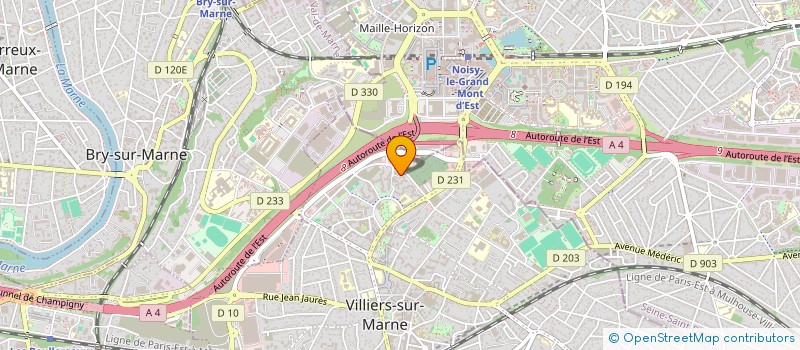 localisation de l'entreprise MADAME RIMA REZOUGUE à VILLIERS-SUR-MARNE