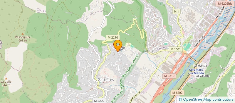 localisation de l'entreprise MADAME RIMA SAAIFAN  GATTIERES