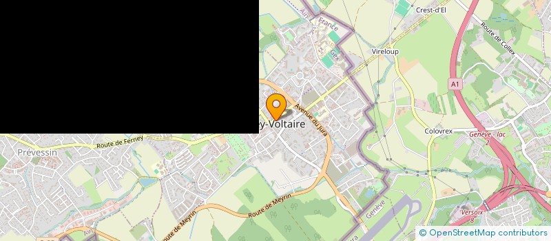 localisation de l'entreprise MADAME RIMA TKATOVA à FERNEY-VOLTAIRE