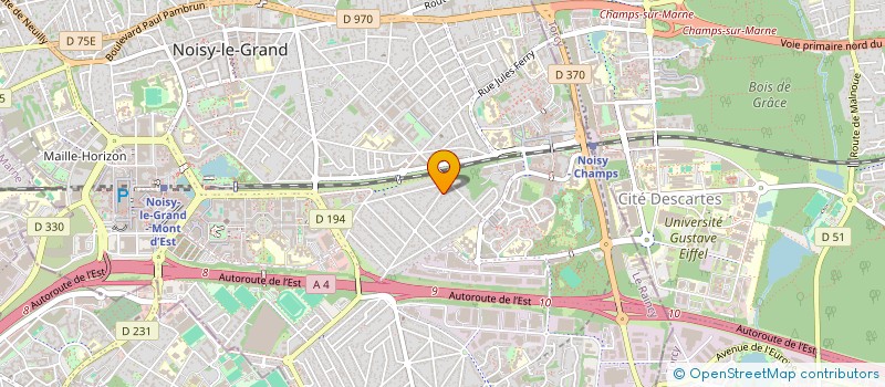 localisation de l'entreprise MADAME RIME ALAMI OUAHABI  NOISY-LE-GRAND