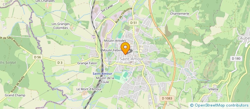 localisation de l'entreprise MADAME RIME BENSENOUCI  SAINT-AMOUR