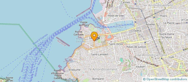 localisation de l'entreprise MADAME RIME EL HOSSAMY  MARSEILLE