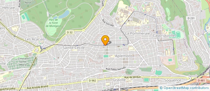 localisation de l'entreprise MADAME RIME ENNACIRI à LE HAVRE