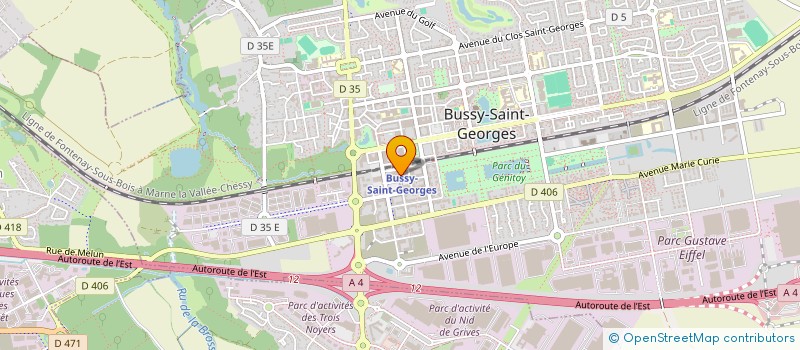 localisation de l'entreprise MADAME RIME LABIDI  BUSSY-SAINT-GEORGES