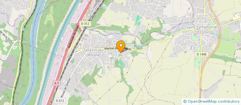 localisation de l'entreprise MADAME RIME LAMGHARI  SEREZIN-DU-RHONE