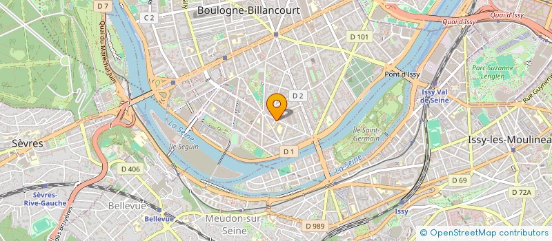 localisation de l'entreprise MADAME RINA CARLETTO  BOULOGNE-BILLANCOURT