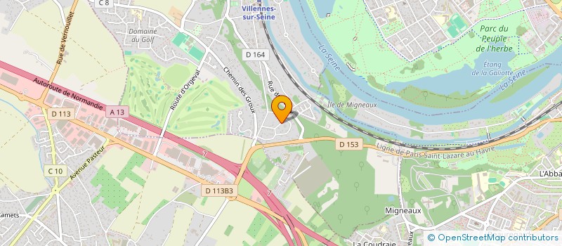 localisation de l'entreprise MADAME RINA CHOUKROUN  VILLENNES-SUR-SEINE
