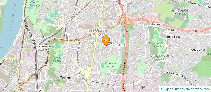 localisation de l'entreprise MADAME RINA DEL ROSARIO ALVAREZ à CENON