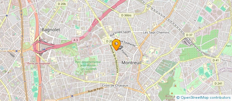 localisation de l'entreprise MADAME RINA MIWA  MONTREUIL