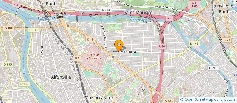 localisation de l'entreprise MADAME RINA ROSELLA RIVERA SALAS à MAISONS-ALFORT