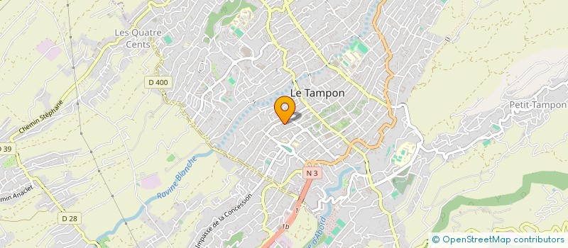 localisation de l'entreprise MADAME RINAMALALA ANDRIAMIHARIMANARIVO  LE TAMPON