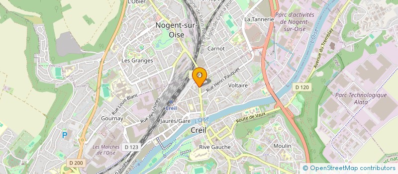 localisation de l'entreprise MADAME RISHNA ABDOU  CREIL