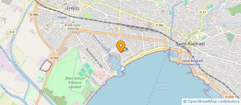 localisation de l'entreprise MADAME RISLAINE ERRAISS à FREJUS