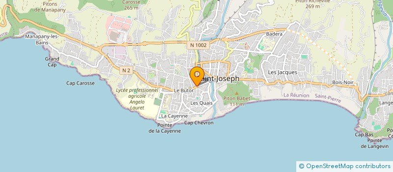 localisation de l'entreprise MADAME RITA BENARD à SAINT-JOSEPH