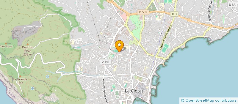 localisation de l'entreprise MADAME RITA CIANCHI à LA CIOTAT