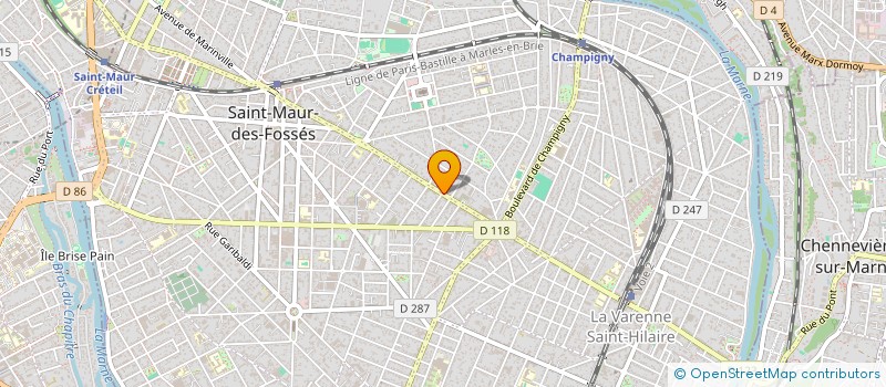 localisation de l'entreprise MADAME RITA DALLA  VILLEJUST