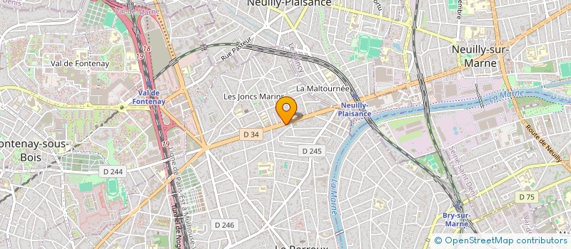 localisation de l'entreprise MADAME RITA DE SOUZA à LE PERREUX-SUR-MARNE