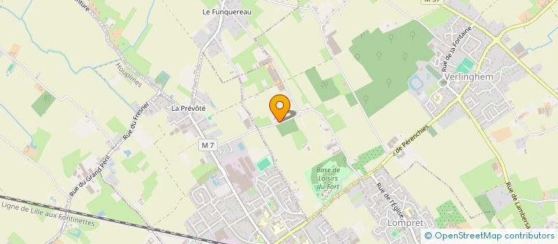 localisation de l'entreprise MADAME RITA DELANNOY à VERLINGHEM