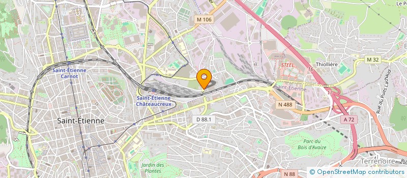 localisation de l'entreprise MADAME RITA DO CARMO PACHECO RIBEIRO  SAINT-ETIENNE