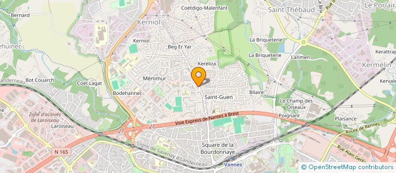 localisation de l'entreprise MADAME RITA DOULHAK à VANNES