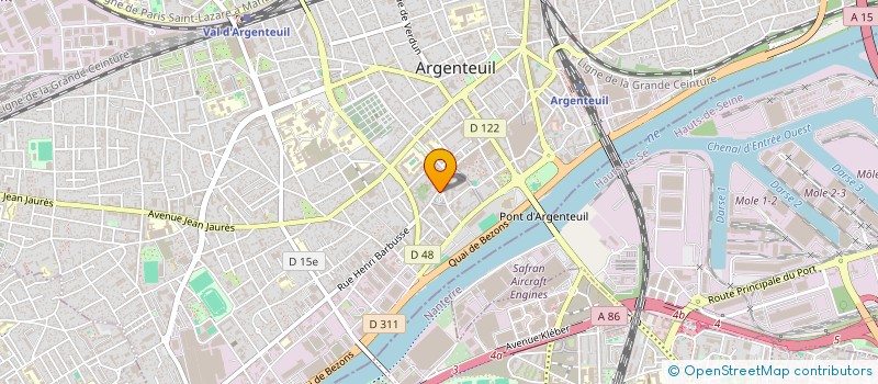 localisation de l'entreprise MADAME RITA EL MANAA  ARGENTEUIL