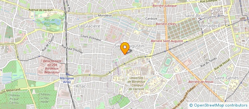 localisation de l'entreprise MADAME RITA FERREIRO  BORDEAUX