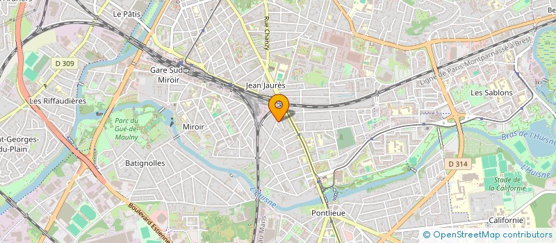 localisation de l'entreprise MADAME RITA FOUCHE  LE MANS