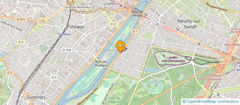 localisation de l'entreprise MADAME RITA FOUGEA à NEUILLY-SUR-SEINE