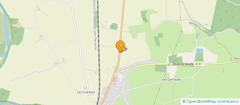 localisation de l'entreprise MADAME RITA GERGELY à BESSAY-SUR-ALLIER