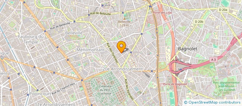 localisation de l'entreprise MADAME RITA GLORIA CURVO  PARIS