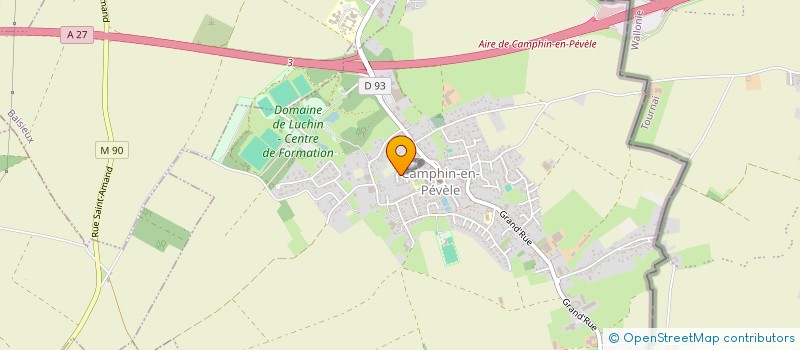 localisation de l'entreprise MADAME RITA HOURIEZ à CAMPHIN-EN-PEVELE