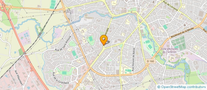 localisation de l'entreprise MADAME RITA JUTON à CHOLET