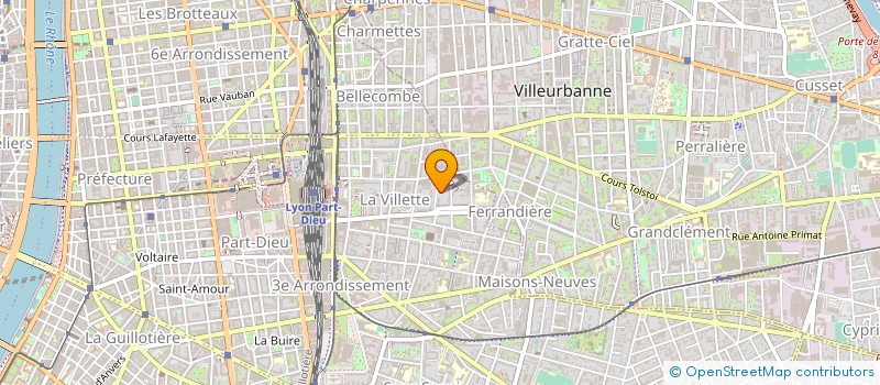 localisation de l'entreprise MADAME RITA KASSEM  LYON