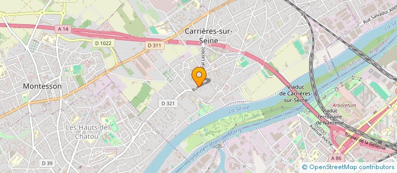 localisation de l'entreprise MADAME RITA KORCSOK  CARRIERES-SUR-SEINE