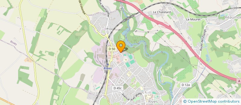 localisation de l'entreprise MADAME RITA LA SPINA  RIVES