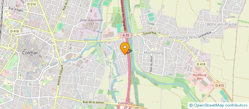 localisation de l'entreprise MADAME RITA LAFERTIN  COLMAR