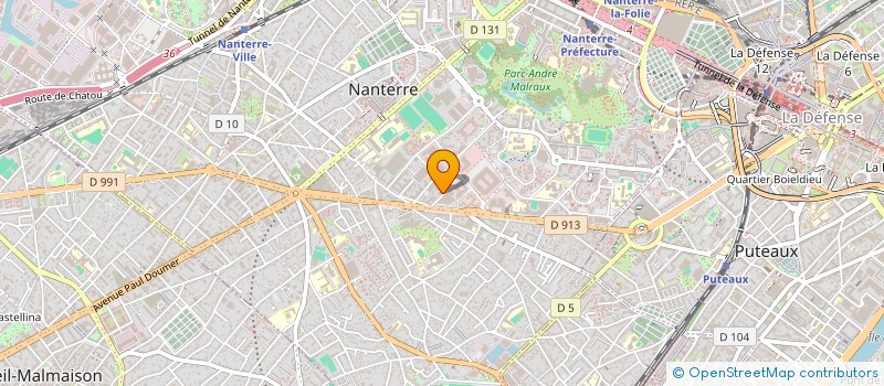 localisation de l'entreprise MADAME RITA LAYACHI à NANTERRE