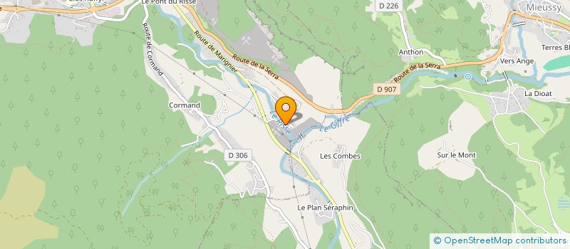 localisation de l'entreprise MADAME RITA MARIANA LOPES FELIX SOUSA à SAINT-JEOIRE