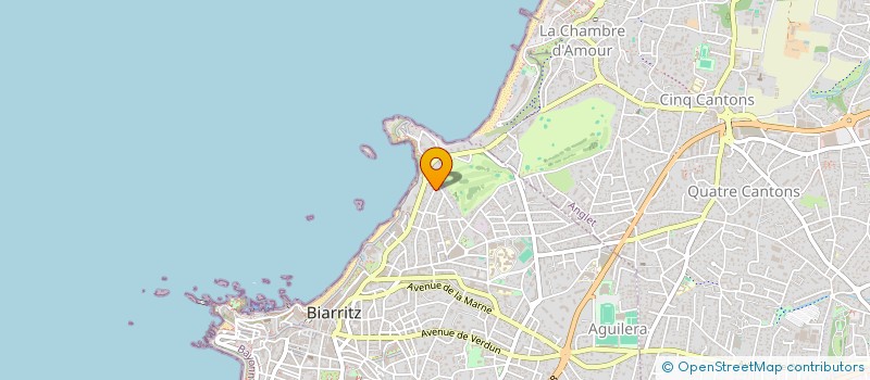 localisation de l'entreprise MADAME RITA MEYER à BIARRITZ