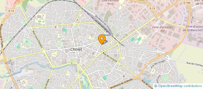 localisation de l'entreprise MADAME RITA MUCCIO  CHOLET