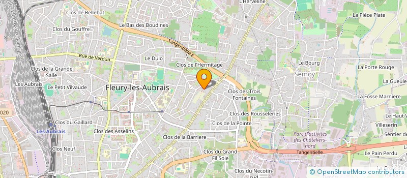 localisation de l'entreprise MADAME RITA PEREZ RODRIGUEZ à FLEURY-LES-AUBRAIS