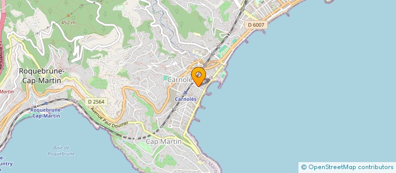 localisation de l'entreprise MADAME RITA PIETRAROLO à ROQUEBRUNE-CAP-MARTIN