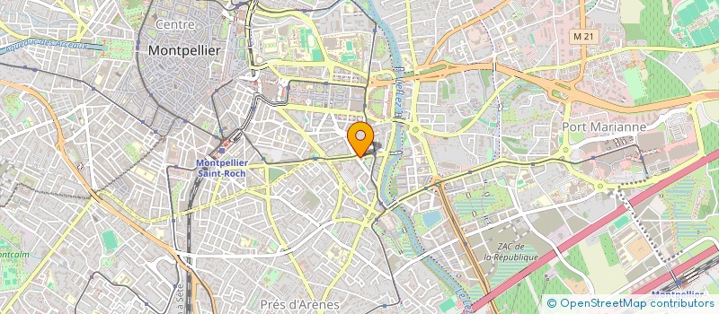 localisation de l'entreprise MADAME RITA PIRES DE CARVALHO BRANCO à MONTPELLIER