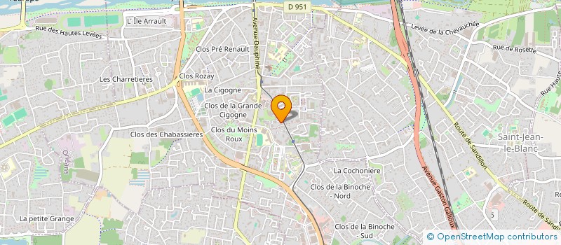 localisation de l'entreprise MADAME RITA SKAYRAK à ORLEANS