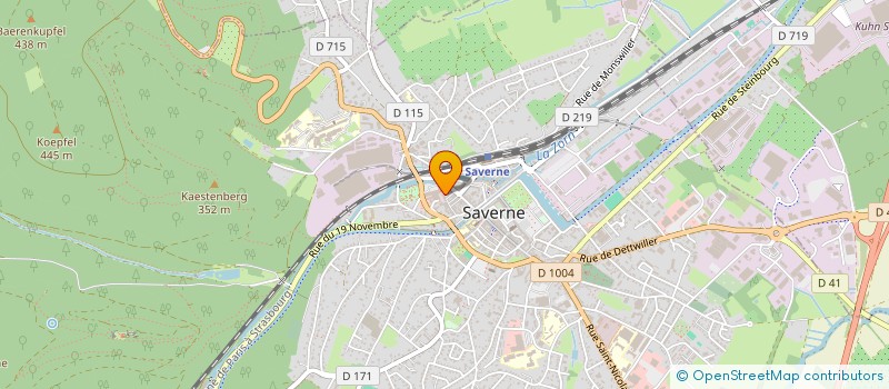 localisation de l'entreprise MADAME RITA TESSIER à SAVERNE