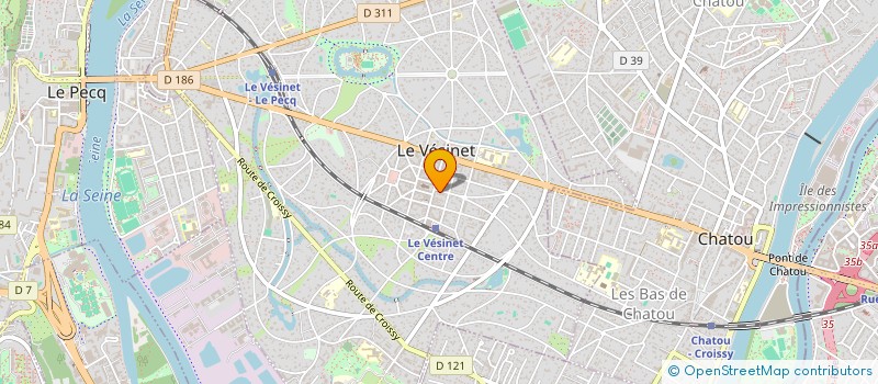 localisation de l'entreprise MADAME RITA TOCKO MOUNGUI  LE PECQ