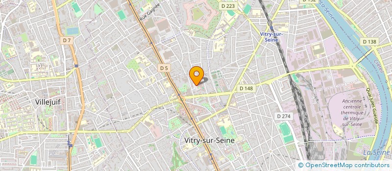 localisation de l'entreprise MADAME RITA UCCELLO à VITRY-SUR-SEINE