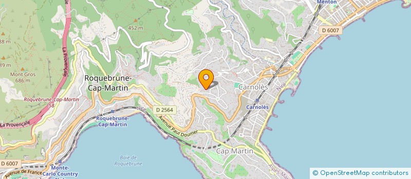 localisation de l'entreprise MADAME RITA ZOPPITELLI à ROQUEBRUNE-CAP-MARTIN