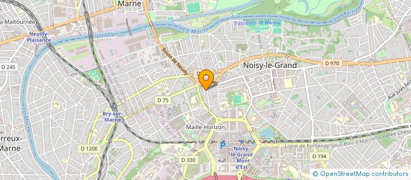 localisation de l'entreprise MADAME RITHA EL KHOUTABI  NOISY-LE-GRAND