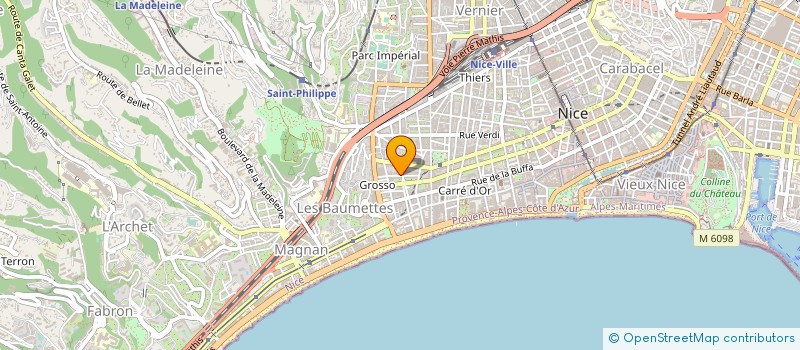 localisation de l'entreprise MADAME RITTA KASMININA à NICE